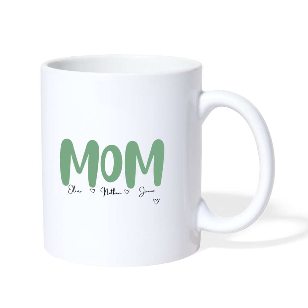 Personalized Coffee Mug for Moms - white