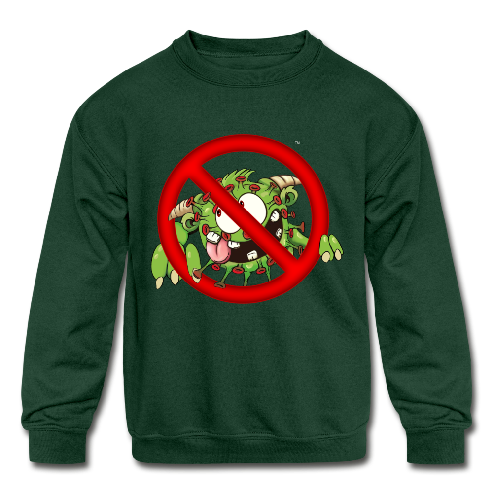 Kids' Crewneck Sweatshirt - forest green