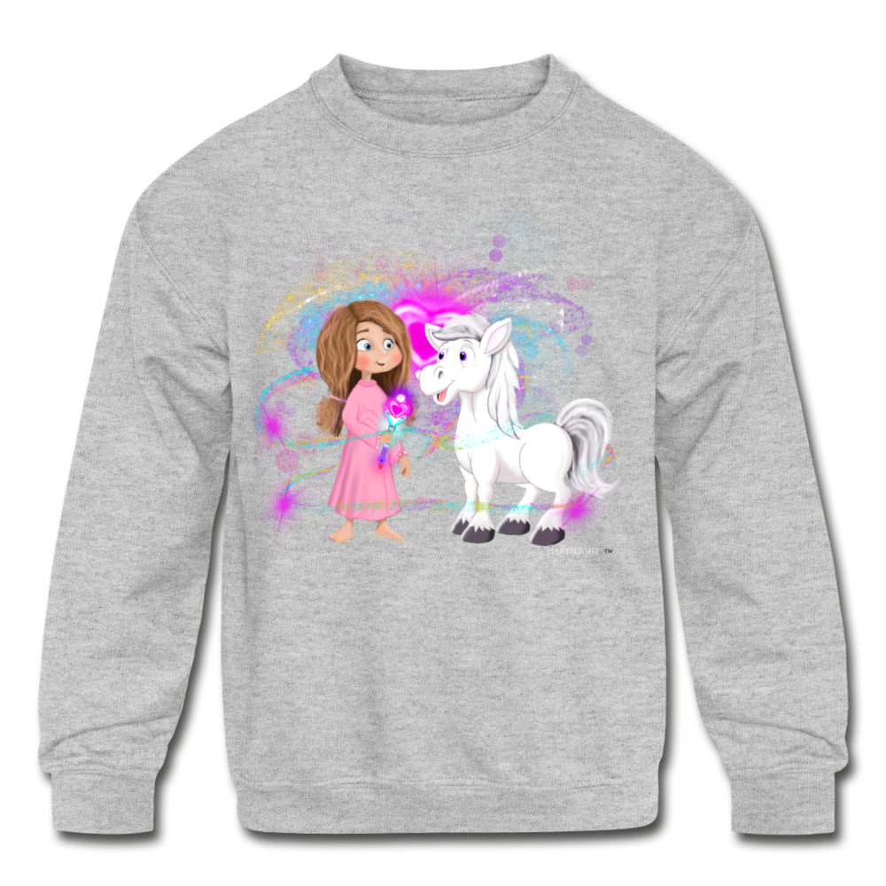 Kids' Crewneck Sweatshirt - heather gray