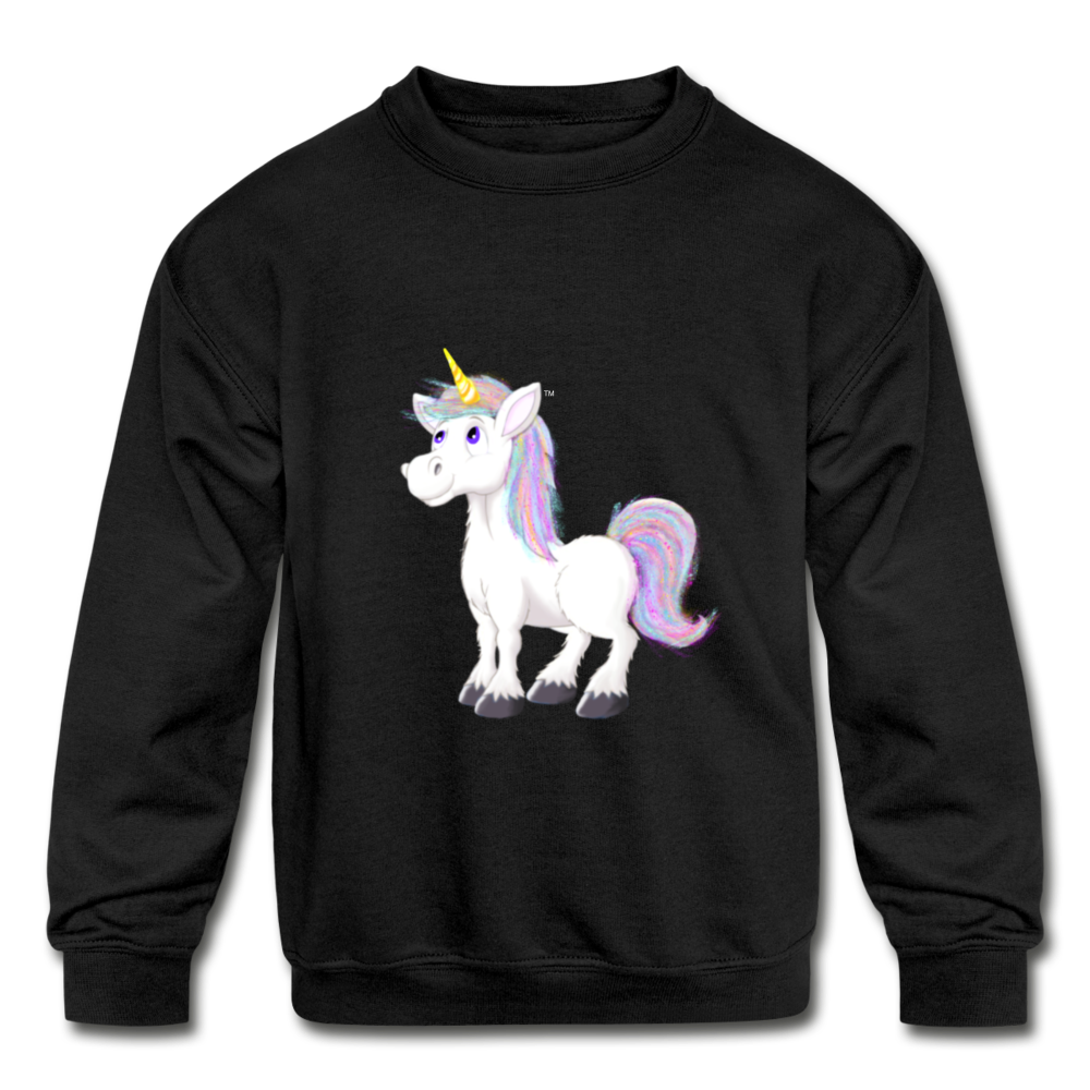 Kids' Crewneck Sweatshirt - black