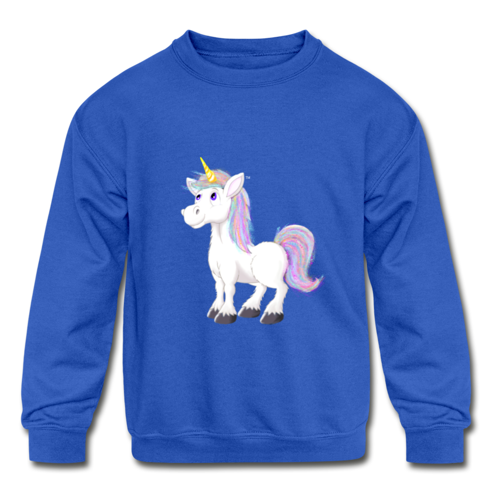 Kids' Crewneck Sweatshirt - royal blue