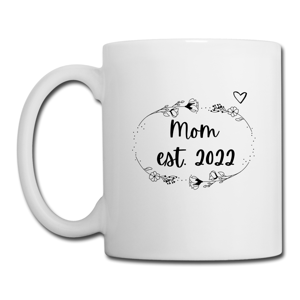 Mom, est. 2022, Mug - white