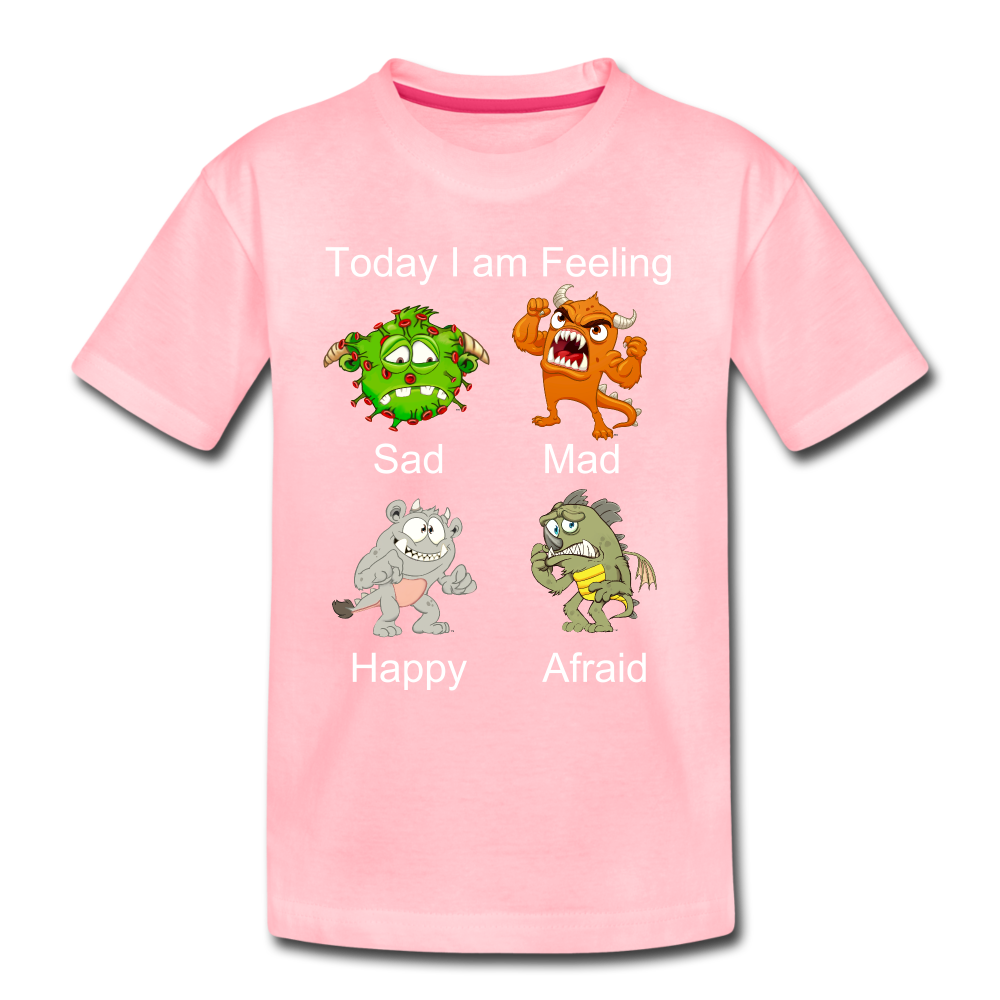 Kids' Today I am Feeling T-Shirt - pink