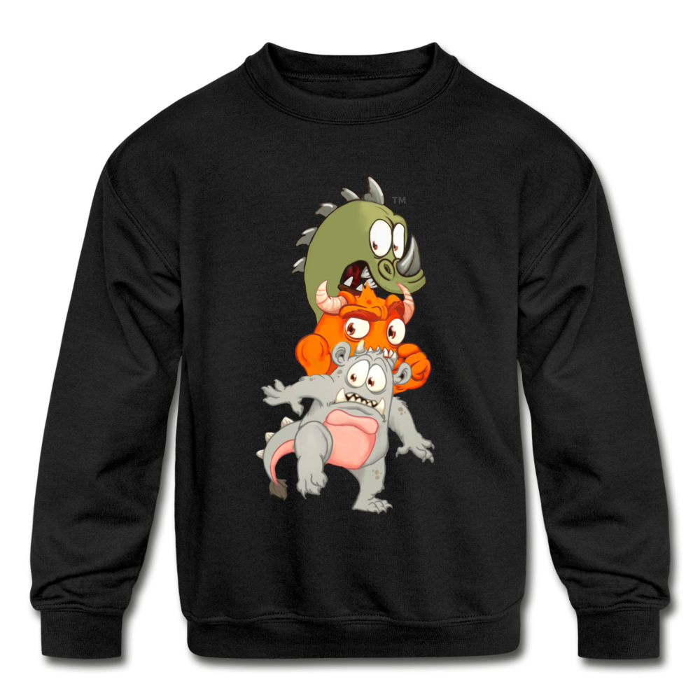 Kids' Crewneck Sweatshirt - black