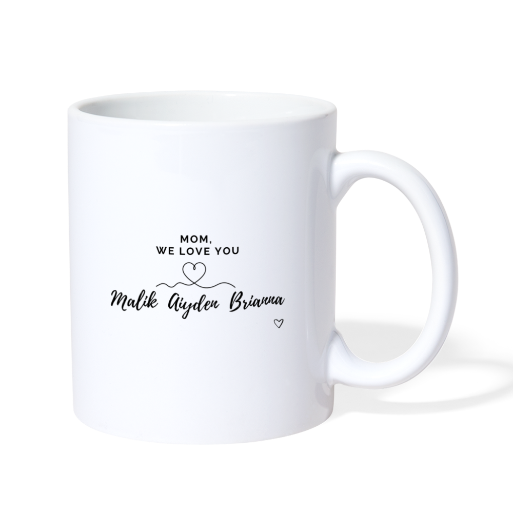 Personalized Coffee Mug for Mom - white