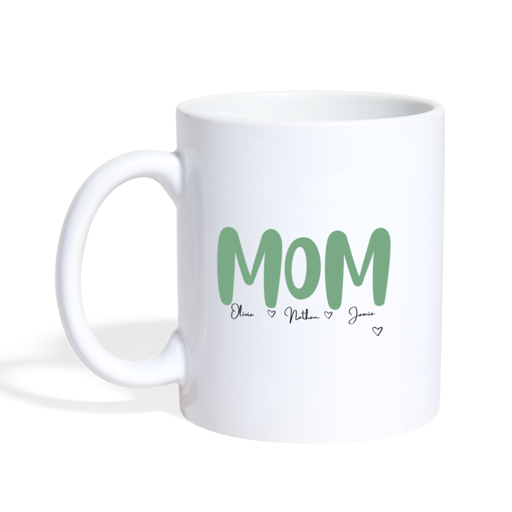 Personalized Coffee Mug for Moms - white