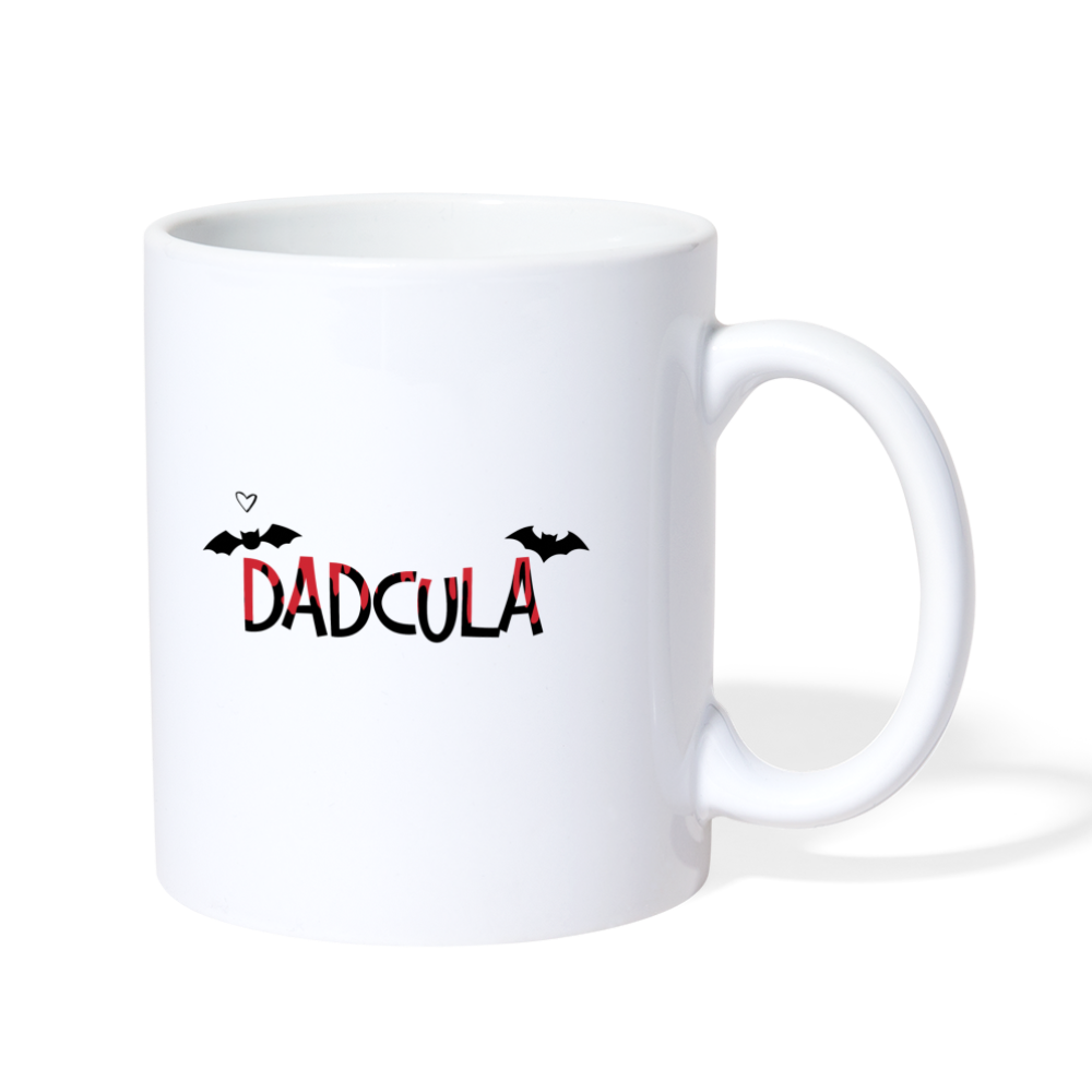 Halloween Mugs for dads/ Dadcula/ Funny Halloween mug - white