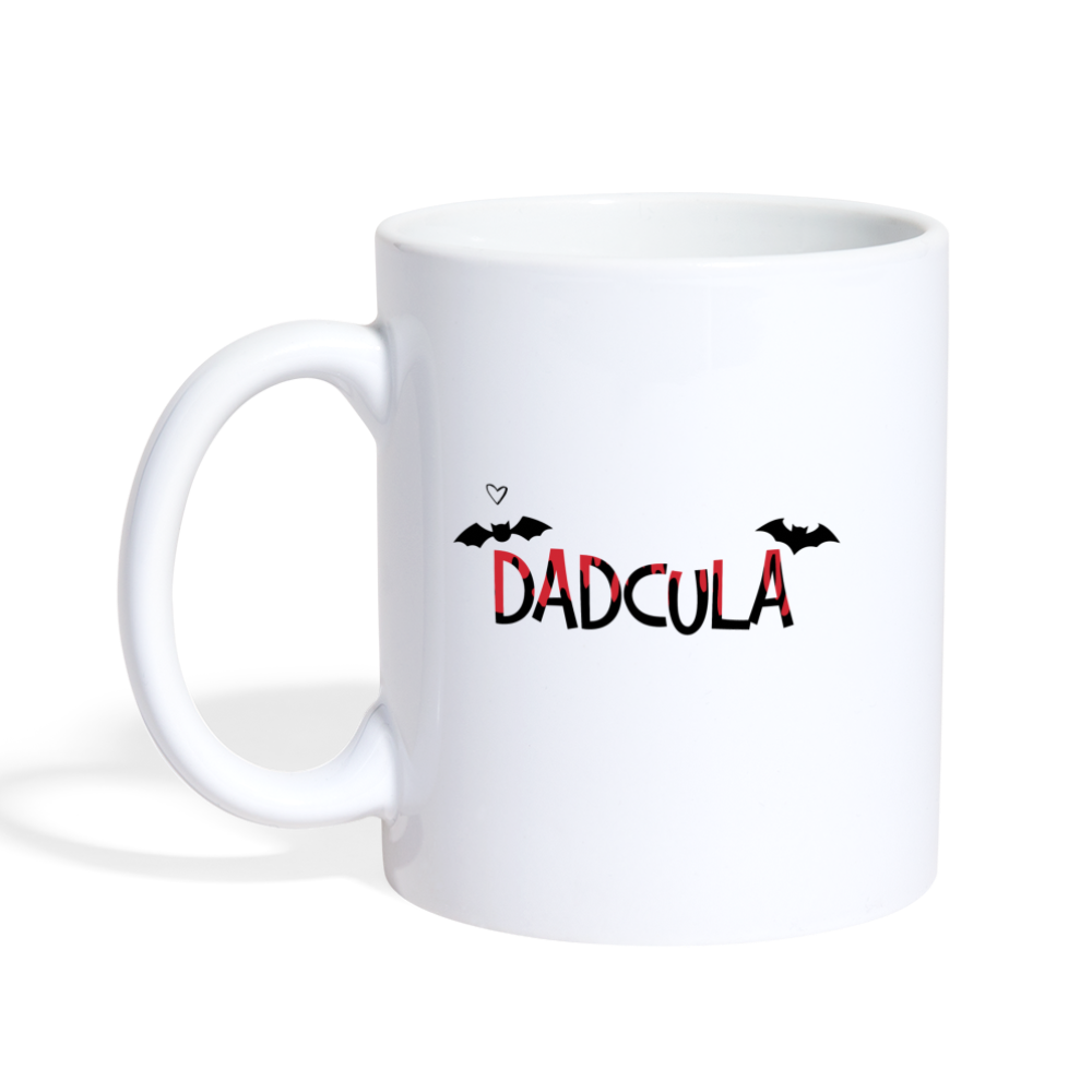 Halloween Mugs for dads/ Dadcula/ Funny Halloween mug - white