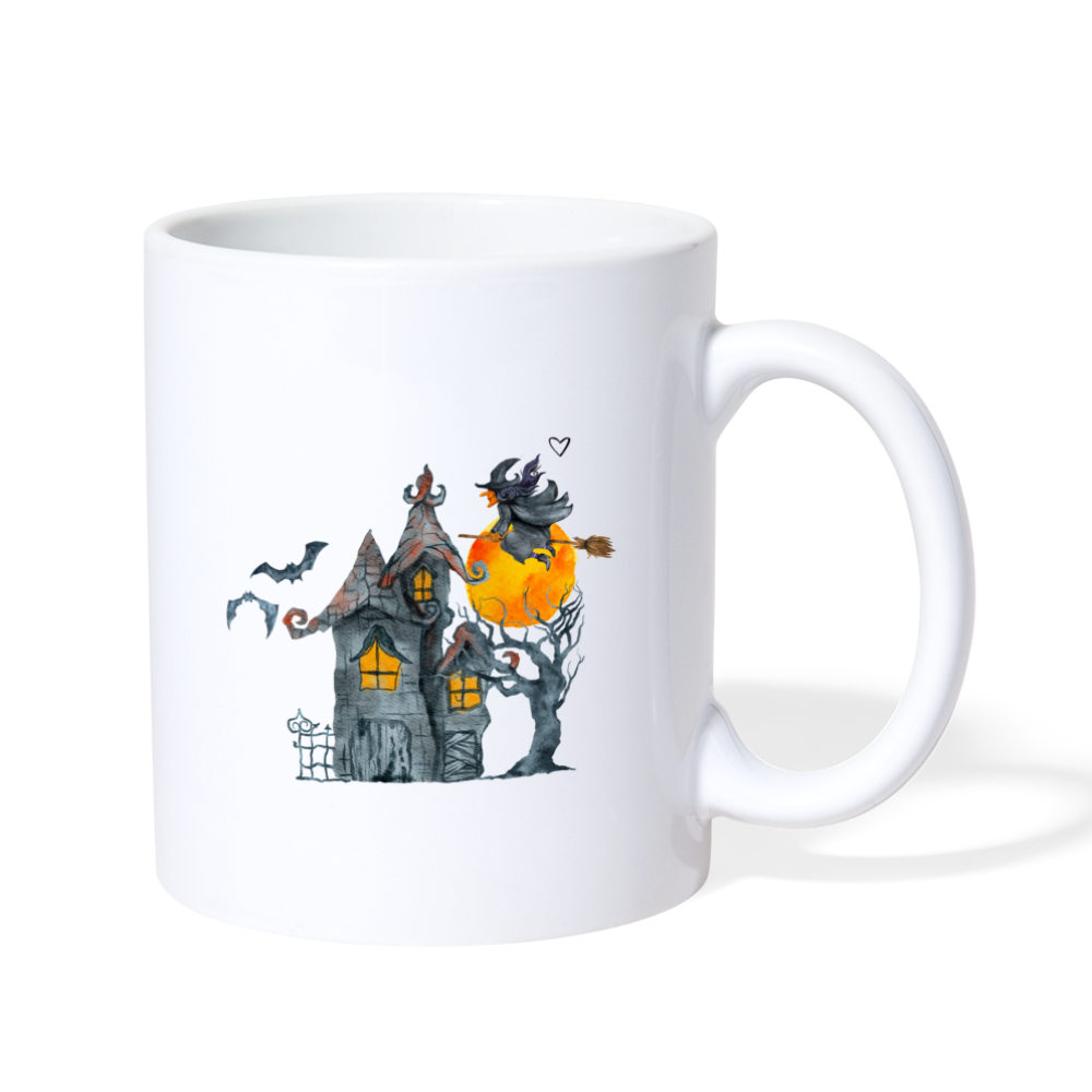 Halloween Party Mug, Happy Halloween, Comfortable Tee Halloween ceramic mug - white