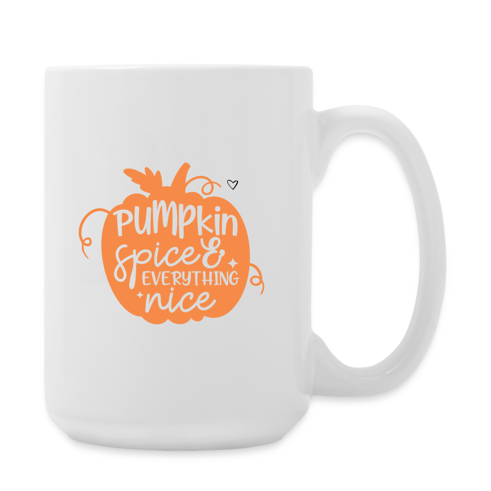 Halloween Pumpkins and Fall mug | Pumpkin Coffee Mug | Spooky Coffee Cup | Halloween Cats Mug | Cats and Pumpkins On a Mug - white