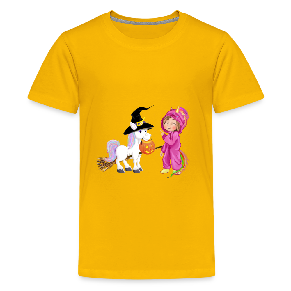 Giver and Shae Halloween T-shirt // Fall t-shirts, toddler tee - sun yellow
