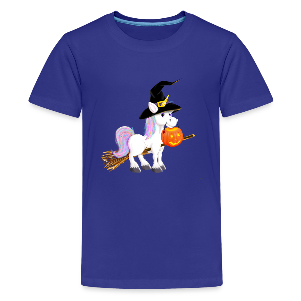 Giver in Halloween costume, Halloween T-shirt // Fall t-shirts, toddler tee - royal blue
